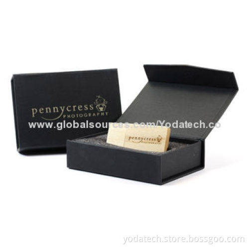 Black Flip Paper Box